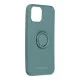 RoarKorea Amber Ring Back Case priekš Apple iPhone 13 - Zaļš - silikona aizmugures apvalks ar gredzenu / bampers-vāciņš RoarKorea Amber Ring Back Case priekš Apple iPhone 13 - Zaļš - silikona aizmugures apvalks ar gredzenu / bampers-vāciņš