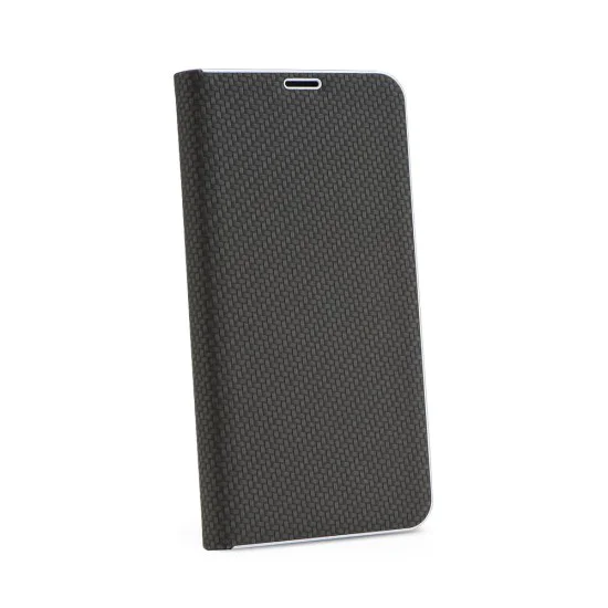 Luna Carbon Book Case для Samsung Galaxy A03s A037G - Чёрный - чехол-книжка со стендом / подставкой Luna Carbon Book Case для Samsung Galaxy A03s A037G - Чёрный - чехол-книжка со стендом / подставкой