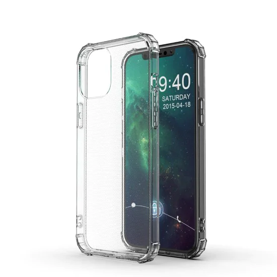 Anti Shock 1.5mm Back Case для Apple iPhone 13 Pro - Прозрачный - противоударный силиконовый чехол-накладка / бампер-крышка Anti Shock 1.5mm Back Case для Apple iPhone 13 Pro - Прозрачный - противоударный силиконовый чехол-накладка / бампер-крышка