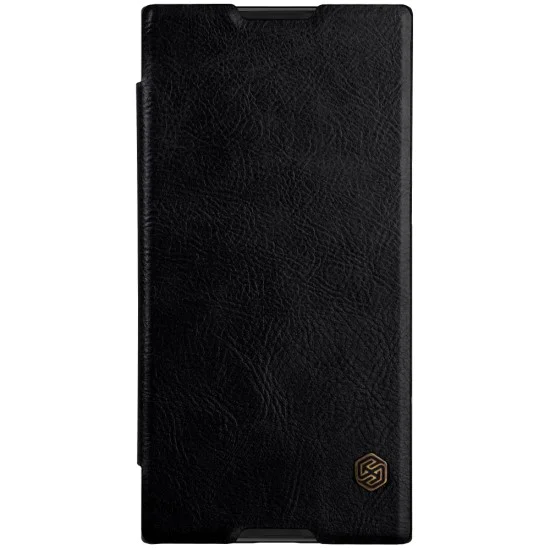 NILLKIN Qin Series Card Slot Flip Leather Mobile Shell priekš Sony Xperia XA1 Ultra G3212 / G3221 - Melns - sāniski atverams maciņš (ādas maks, grāmatiņa, leather book wallet case cover) NILLKIN Qin Series Card Slot Flip Leather Mobile Shell priekš Sony Xperia XA1 Ultra G3212 / G3221 - Melns - sāniski atverams maciņš (ādas maks, grāmatiņa, leather book wallet case cover)