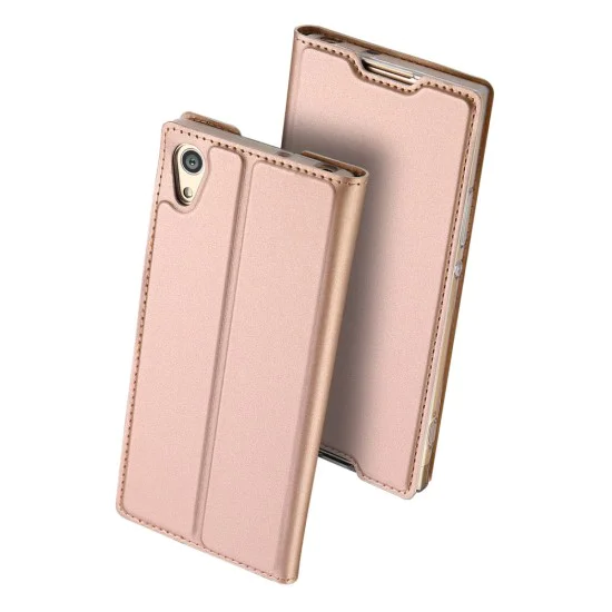 Dux Ducis Skin Pro series priekš Sony Xperia XA1 G3116 / G3121 - Rozā Zelts - sāniski atverams maciņš ar magnētu un stendu (ādas maks, grāmatiņa, leather book wallet case cover stand) Dux Ducis Skin Pro series priekš Sony Xperia XA1 G3116 / G3121 - Rozā Zelts - sāniski atverams maciņš ar magnētu un stendu (ādas maks, grāmatiņa, leather book wallet case cover stand)