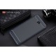 Carbon Fiber Brushed TPU Back Phone Case for Asus Zenfone 4 Selfie ZD553KL - Dark Blue - противоударная силиконовая накладка / бампер (крышка чехол, shell cover, bumper)