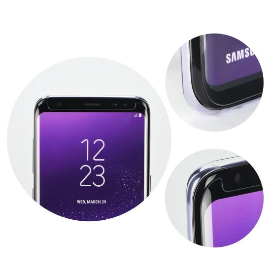 5D Full Glue (Case Friendly) с закруглёнными краями Tempered Glass protector для Samsung Galaxy S8 Plus G955 - Чёрное - Защитное стекло / Бронированое / Закалённое антиударное (Full screen curved) 5D Full Glue (Case Friendly) с закруглёнными краями Tempered Glass protector для Samsung Galaxy S8 Plus G955 - Чёрное - Защитное стекло / Бронированое / Закалённое антиударное (Full screen curved)