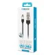 Forever 1M Modern 2A USB to Micro USB cable - Melns - microUSB lādēšanas un datu kabelis / vads Forever 1M Modern 2A USB to Micro USB cable - Melns - microUSB lādēšanas un datu kabelis / vads
