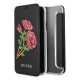 Guess Flower Desire series GUFLBKPXEROBK priekš Apple iPhone X / XS - Melns - sāniski atverams maciņš (ādas maks, grāmatiņa, leather book wallet case cover) Guess Flower Desire series GUFLBKPXEROBK priekš Apple iPhone X / XS - Melns - sāniski atverams maciņš (ādas maks, grāmatiņa, leather book wallet case cover)