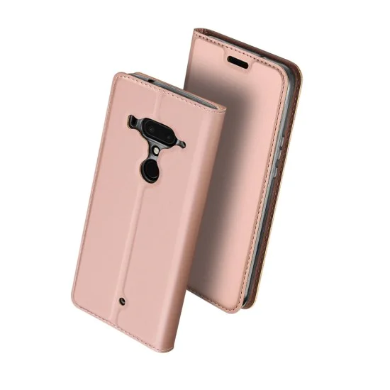 Dux Ducis Skin Pro series priekš HTC U12 Plus - Rozā Zelts - sāniski atverams maciņš ar magnētu un stendu (ādas maks, grāmatiņa, leather book wallet case cover stand) Dux Ducis Skin Pro series priekš HTC U12 Plus - Rozā Zelts - sāniski atverams maciņš ar magnētu un stendu (ādas maks, grāmatiņa, leather book wallet case cover stand)