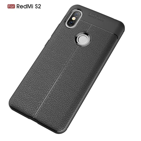Litchi Skin PU Leather Coated TPU Mobile Phone Case для Xiaomi Redmi S2 - Melns - чехол крышка/накладка противоударная с имитацией кожи (бампер обложка, slim cover, bumper, back case) Litchi Skin PU Leather Coated TPU Mobile Phone Case для Xiaomi Redmi S2 - Melns - чехол крышка/накладка противоударная с имитацией кожи (бампер обложка, slim cover, bumper, back case)