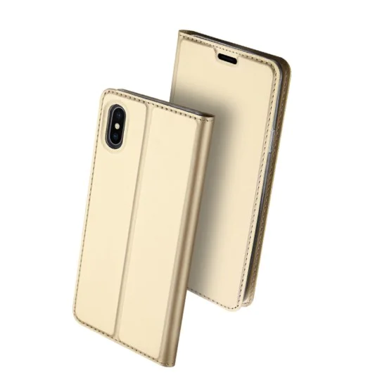 Dux Ducis Skin Pro series для Apple iPhone XS Max - Золотистый - чехол-книжка с магнитом и стендом / подставкой (кожаный чехол-книжка, leather book wallet case cover stand) Dux Ducis Skin Pro series для Apple iPhone XS Max - Золотистый - чехол-книжка с магнитом и стендом / подставкой (кожаный чехол-книжка, leather book wallet case cover stand)