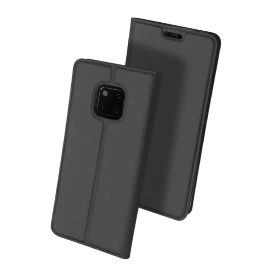 Dux Ducis Skin Pro series для Huawei Mate 20 Pro - Тёмно Серый - чехол-книжка с магнитом и стендом / подставкой (кожаный чехол-книжка, leather book wallet case cover stand) Dux Ducis Skin Pro series для Huawei Mate 20 Pro - Тёмно Серый - чехол-книжка с магнитом и стендом / подставкой (кожаный чехол-книжка, leather book wallet case cover stand)
