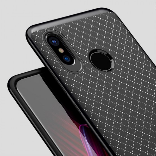 IPAKY 2-Piece PC Frame and TPU Phone Case priekš Xiaomi Mi 8 - Melns - silikona ar plastikas rāmi aizmugures apvalks (bampers, vāciņš, TPU silicone cover, bumper shell)