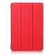 Tri-fold Stand PU Smart Auto Wake/Sleep Leather Case priekš Huawei MediaPad M5 Lite 10.1 - Sarkans - sāniski atverams maciņš ar stendu Tri-fold Stand PU Smart Auto Wake/Sleep Leather Case priekš Huawei MediaPad M5 Lite 10.1 - Sarkans - sāniski atverams maciņš ar stendu