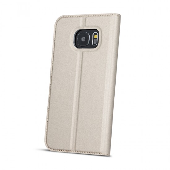 Smart Look Case priekš Huawei Honor Play - Zelts - sāniski atverams maciņš ar stendu un lodziņu (ādas maks, grāmatiņa, leather book wallet case cover stand)