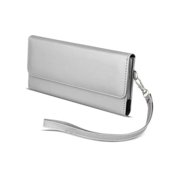 Wallet Chic Case 6.0-inch 170x80mm - Серебристый - универсальный чехол футляр кармашек (pouch cover, чехольчик карман, universal case) Wallet Chic Case 6.0-inch 170x80mm - Серебристый - универсальный чехол футляр кармашек (pouch cover, чехольчик карман, universal case)