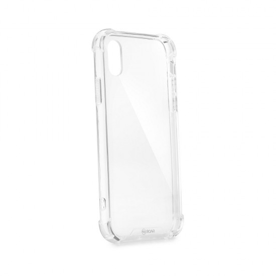 RoarKorea Armor Jelly priekš Huawei Mate 20 Pro - Caurspīdīgs - triecienizturīgs silikona bampers ar plastikāta aizmugures apvalku (bampers, vāciņš, TPU silicone case cover, bumper)