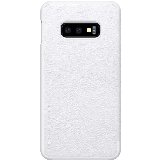NILLKIN Qin Series Leather Flip Case priekš Samsung Galaxy S10e / S10e EE G970 - Balts - sāniski atverams maciņš (ādas maks, grāmatiņa, leather book wallet case cover) NILLKIN Qin Series Leather Flip Case priekš Samsung Galaxy S10e / S10e EE G970 - Balts - sāniski atverams maciņš (ādas maks, grāmatiņa, leather book wallet case cover)