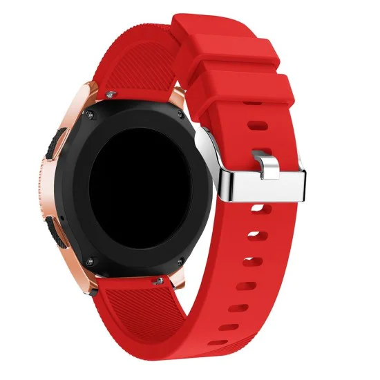 20mm Twill Texture Silicone Watchband Strap - Красный - силиконовый ремешок для часов 20mm Twill Texture Silicone Watchband Strap - Красный - силиконовый ремешок для часов