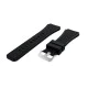 22mm Twill Texture Silicone Watchband Strap - Чёрный - силиконовый ремешок для часов 22mm Twill Texture Silicone Watchband Strap - Чёрный - силиконовый ремешок для часов