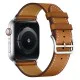 Genuine Leather Watch Wrist Bracelet для Apple Watch 42 / 44 / 45 mm / Ultra 49 mm - Коричневый - ремешок для часов из натуральной кожи Genuine Leather Watch Wrist Bracelet для Apple Watch 42 / 44 / 45 mm / Ultra 49 mm - Коричневый - ремешок для часов из натуральной кожи