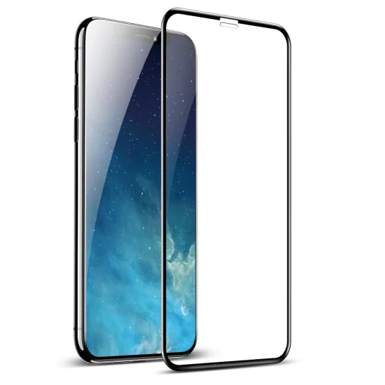 ESR 5D Full Coverage Full Glue (with Frame) Tempered Glass protector priekš Apple iPhone 11 Pro / X / XS - Melns - Ekrāna Aizsargstikls / Bruņota Stikla Aizsargplēve ESR 5D Full Coverage Full Glue (with Frame) Tempered Glass protector priekš Apple iPhone 11 Pro / X / XS - Melns - Ekrāna Aizsargstikls / Bruņota Stikla Aizsargplēve