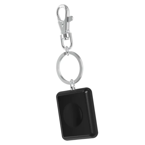 Xuenair Mini Portable Keychain Qi Wireless FOD Charger priekš Apple Watch - Melns - Universāls induktīvs bezvadu USB lādētājs paliktnis Xuenair Mini Portable Keychain Qi Wireless FOD Charger priekš Apple Watch - Melns - Universāls induktīvs bezvadu USB lādētājs paliktnis
