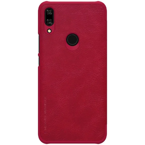 NILLKIN Qin Series Leather Case priekš Huawei P Smart Z / Honor 9X - Sarkans - sāniski atverams maciņš (ādas maks, grāmatiņa, leather book wallet case cover) NILLKIN Qin Series Leather Case priekš Huawei P Smart Z / Honor 9X - Sarkans - sāniski atverams maciņš (ādas maks, grāmatiņa, leather book wallet case cover)