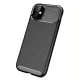 Beetle Series Carbon Fiber TPU Protection Phone Cover для Apple iPhone 11 - Чёрный - противоударная силиконовая накладка / бампер (крышка чехол, shell cover, bumper) Beetle Series Carbon Fiber TPU Protection Phone Cover для Apple iPhone 11 - Чёрный - противоударная силиконовая накладка / бампер (крышка чехол, shell cover, bumper)