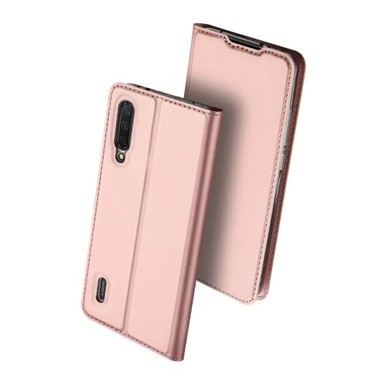 Dux Ducis Skin Pro series priekš Xiaomi Mi A3 - Rozā Zelts - sāniski atverams maciņš ar magnētu un stendu (ādas maks, grāmatiņa, leather book wallet case cover stand) Dux Ducis Skin Pro series priekš Xiaomi Mi A3 - Rozā Zelts - sāniski atverams maciņš ar magnētu un stendu (ādas maks, grāmatiņa, leather book wallet case cover stand)