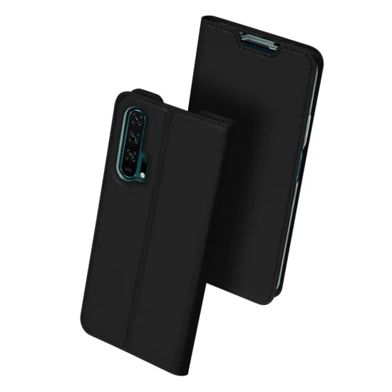 Dux Ducis Skin Pro series priekš Huawei Honor 20 Pro - Melns - sāniski atverams maciņš ar magnētu un stendu (ādas maks, grāmatiņa, leather book wallet case cover stand) Dux Ducis Skin Pro series priekš Huawei Honor 20 Pro - Melns - sāniski atverams maciņš ar magnētu un stendu (ādas maks, grāmatiņa, leather book wallet case cover stand)