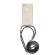 Forcell Cord Case priekš Samsung Galaxy A71 A715 - Melna siksniņa - caurspīdīgs triecienizturīgs silikona aizmugures apvalks ar siksniņu Forcell Cord Case priekš Samsung Galaxy A71 A715 - Melna siksniņa - caurspīdīgs triecienizturīgs silikona aizmugures apvalks ar siksniņu