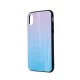 Aurora Glass Back Case priekš Apple iPhone X / XS - Zils / Rozā - silikona un stikla aizmugures apvalks (bampers, vāciņš, TPU back cover, bumper shell) Aurora Glass Back Case priekš Apple iPhone X / XS - Zils / Rozā - silikona un stikla aizmugures apvalks (bampers, vāciņš, TPU back cover, bumper shell)