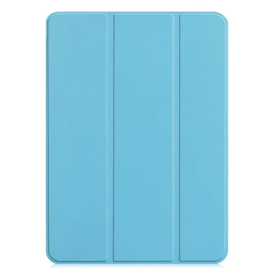 Tri-fold Stand PU Smart Auto Wake/Sleep Leather Case для Apple iPad Pro 11 (2018) / Air 4 (2020) / Air 5 (2022) - Голубой - чехол-книжка со стендом / подставкой Tri-fold Stand PU Smart Auto Wake/Sleep Leather Case для Apple iPad Pro 11 (2018) / Air 4 (2020) / Air 5 (2022) - Голубой - чехол-книжка со стендом / подставкой