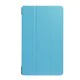 Tri-fold Stand PU Smart Auto Wake/Sleep Leather Case priekš Lenovo Tab 4 8.0 TB-8504 - Gaiši Zils - sāniski atverams maciņš ar stendu Tri-fold Stand PU Smart Auto Wake/Sleep Leather Case priekš Lenovo Tab 4 8.0 TB-8504 - Gaiši Zils - sāniski atverams maciņš ar stendu