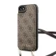 Guess 4G Crossbody Cardslot series GUHCI8CB4GB для Apple iPhone 7 / 8 / SE2 (2020) / SE3 (2022) - Коричневый - чехол-накладка в виде книжки с кармашками для карт и шнурком Guess 4G Crossbody Cardslot series GUHCI8CB4GB для Apple iPhone 7 / 8 / SE2 (2020) / SE3 (2022) - Коричневый - чехол-накладка в виде книжки с кармашками для карт и шнурком