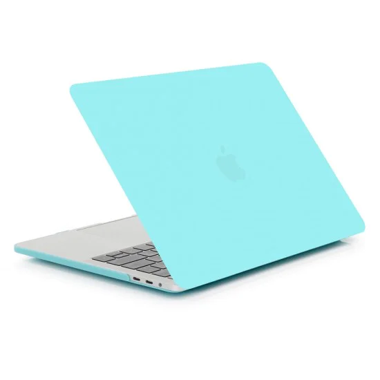 Matte Plastic Protective Case для Apple MacBook Air 13-inch (2018 / 2019) A1932; (2020) A2179; M1 (2020) A2337 - Бирюзовый - матовая пластиковая накладка / чехол с обеих сторон Matte Plastic Protective Case для Apple MacBook Air 13-inch (2018 / 2019) A1932; (2020) A2179; M1 (2020) A2337 - Бирюзовый - матовая пластиковая накладка / чехол с обеих сторон