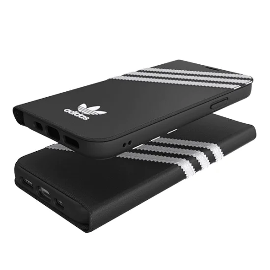 Adidas Originals Booklet Case priekš Apple iPhone 12 mini - Melns - mākslīgās ādas sāniski atverams maciņš Adidas Originals Booklet Case priekš Apple iPhone 12 mini - Melns - mākslīgās ādas sāniski atverams maciņš