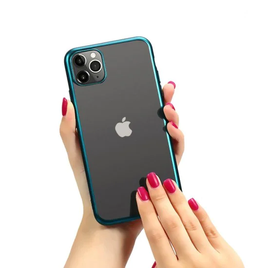 Forcell New Electro Matt TPU Back Case для Apple iPhone 12 / 12 Pro - Зелёный - силиконовая накладка / бампер-крышка Forcell New Electro Matt TPU Back Case для Apple iPhone 12 / 12 Pro - Зелёный - силиконовая накладка / бампер-крышка