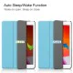 Tri-fold Stand PU Smart Auto Wake/Sleep Leather Case для Apple iPad 10.2 (2019 / 2020 / 2021) - Голубой - чехол-книжка со стендом / подставкой Tri-fold Stand PU Smart Auto Wake/Sleep Leather Case для Apple iPad 10.2 (2019 / 2020 / 2021) - Голубой - чехол-книжка со стендом / подставкой