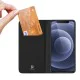 Dux Ducis Skin Pro series для Apple iPhone 12 mini - Чёрный - чехол-книжка с магнитом и стендом / подставкой Dux Ducis Skin Pro series для Apple iPhone 12 mini - Чёрный - чехол-книжка с магнитом и стендом / подставкой