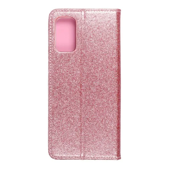 Forcell Shining Book Case для Samsung Galaxy A72 A725 - Розовое Золото - чехол-книжка со стендом / подставкой Forcell Shining Book Case для Samsung Galaxy A72 A725 - Розовое Золото - чехол-книжка со стендом / подставкой