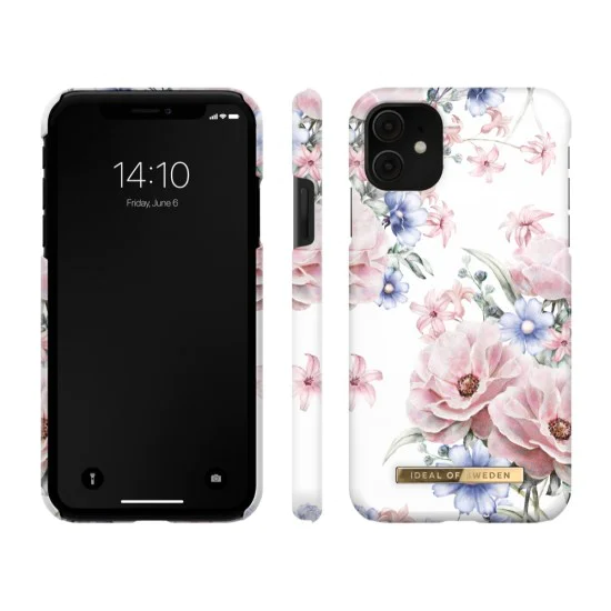 iDeal of Sweden Fashion CS17 Back Case для Apple iPhone 11 - Floral Romance - пластиковый чехол-накладка с встроенной металической пластиной / бампер-крышка iDeal of Sweden Fashion CS17 Back Case для Apple iPhone 11 - Floral Romance - пластиковый чехол-накладка с встроенной металической пластиной / бампер-крышка