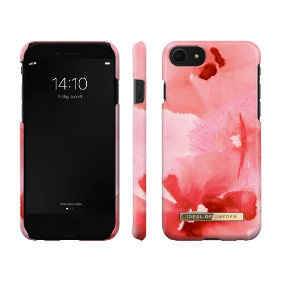 iDeal of Sweden Fashion SS21 Back Case priekš Apple iPhone 7 / 8 / SE2 (2020) / SE3 (2022) - Coral Blush Floral - plastikāta aizmugures apvalks ar iebūvētu metālisku plāksni / bampers-vāciņš iDeal of Sweden Fashion SS21 Back Case priekš Apple iPhone 7 / 8 / SE2 (2020) / SE3 (2022) - Coral Blush Floral - plastikāta aizmugures apvalks ar iebūvētu metālisku plāksni / bampers-vāciņš