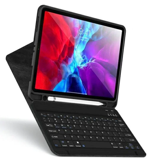 Usams Winro Series Book Case with Keyboard priekš Apple iPad Pro 11 (2018) / Air 4 (2020) / Air 5 (2022) - Melns - sāniski atverams maciņš ar klaviatūru Usams Winro Series Book Case with Keyboard priekš Apple iPad Pro 11 (2018) / Air 4 (2020) / Air 5 (2022) - Melns - sāniski atverams maciņš ar klaviatūru