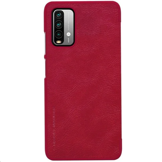 NILLKIN Qin Series Card Holder Leather Flip Case для Xiaomi Redmi 9T / Poco M3 - Красный - чехол-книжка (кожаный чехол книжка, leather book wallet case cover) NILLKIN Qin Series Card Holder Leather Flip Case для Xiaomi Redmi 9T / Poco M3 - Красный - чехол-книжка (кожаный чехол книжка, leather book wallet case cover)