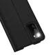 Dux Ducis Skin Pro series priekš Samsung Galaxy A02s A025G - Melns - sāniski atverams maciņš ar magnētu un stendu Dux Ducis Skin Pro series priekš Samsung Galaxy A02s A025G - Melns - sāniski atverams maciņš ar magnētu un stendu