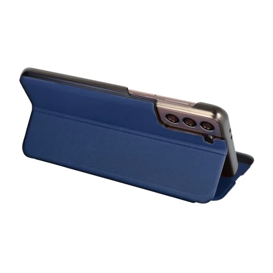 Smart View Window Wake / Sleep Book Case для Samsung Galaxy A12 A125 - Синий - чехол-книжка с окошком Smart View Window Wake / Sleep Book Case для Samsung Galaxy A12 A125 - Синий - чехол-книжка с окошком