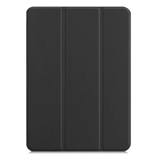 Tri-fold Stand PU Leather Smart Case priekš Apple iPad Pro 11 (2020 / 2021) - Melns - sāniski atverams maciņš ar stendu Tri-fold Stand PU Leather Smart Case priekš Apple iPad Pro 11 (2020 / 2021) - Melns - sāniski atverams maciņš ar stendu