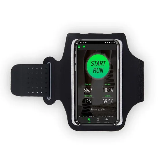Tech-Protect G10 Universal Sport Armband priekš viedtālruņiem ar 6.5-inch ekrānu - Melns - Universāls maks ietvars - Sporta futlāris rokas aproce fitnesam saite Tech-Protect G10 Universal Sport Armband priekš viedtālruņiem ar 6.5-inch ekrānu - Melns - Universāls maks ietvars - Sporta futlāris rokas aproce fitnesam saite