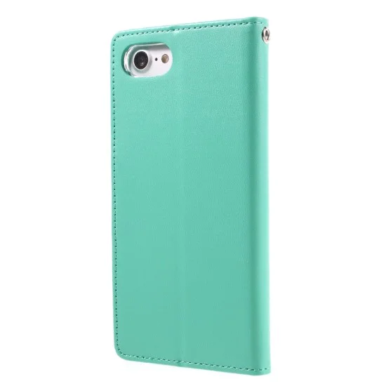 Mercury Bravo Flip Case для Apple iPhone 12 / 12 Pro - Бирюзовый - чехол-книжка со стендом / подставкой Mercury Bravo Flip Case для Apple iPhone 12 / 12 Pro - Бирюзовый - чехол-книжка со стендом / подставкой