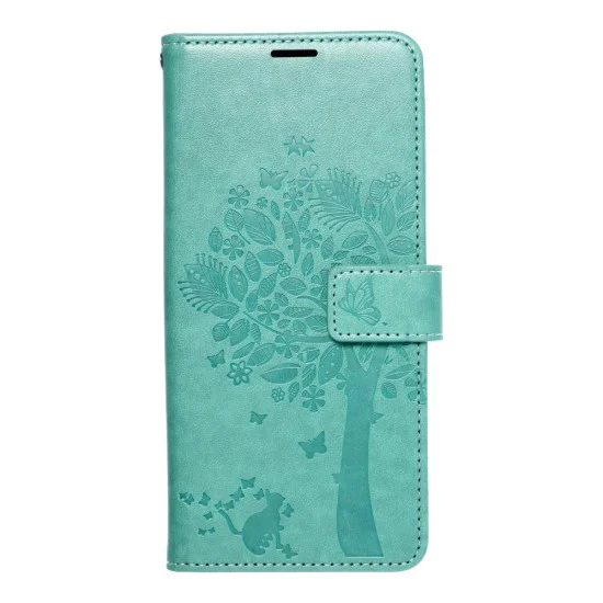 Forcell Mezzo Book Case для Samsung Galaxy S21 G991 - Бирюзовый / Дерево - чехол-книжка со стендом / подставкой и шнурком Forcell Mezzo Book Case для Samsung Galaxy S21 G991 - Бирюзовый / Дерево - чехол-книжка со стендом / подставкой и шнурком