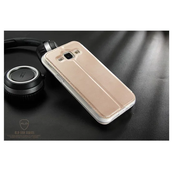 Kalaideng Sun series для Samsung Galaxy J1 J100 - Золотой - чехол-книжка с окошком, магнитом и стендом / подставкой (кожаный чехол-книжка, leather book wallet case cover stand) Kalaideng Sun series для Samsung Galaxy J1 J100 - Золотой - чехол-книжка с окошком, магнитом и стендом / подставкой (кожаный чехол-книжка, leather book wallet case cover stand)